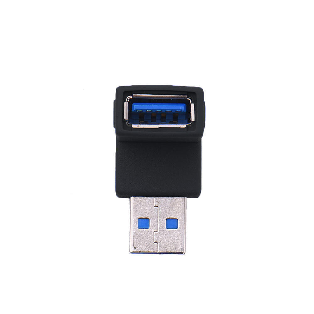 M/F Extension Coupler High Speed USB 3.0 Right+Left Type A Male To Female Adapter Plug