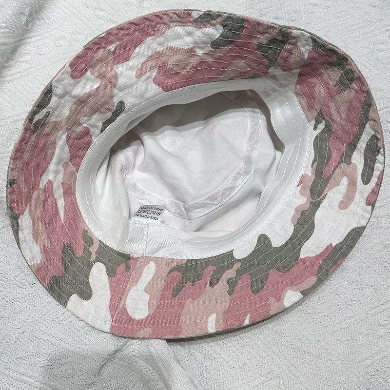 1 шт. Стильная washed cotton камуфляжная панама-ведро для мужчин и женщин, для путешествий на открытом воздухе, повседневная, солнцезащитная, панама, рыбацкие шляпы, боб
