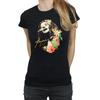Janis Joplin Womens/Ladies Floral Pattern Cotton T-Shirt