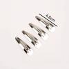 Good Black Rhodium Barrette 10PCS/Pack Gifts Women Kids Silver Hair Clips Girl Adult Hair Accessories DIY