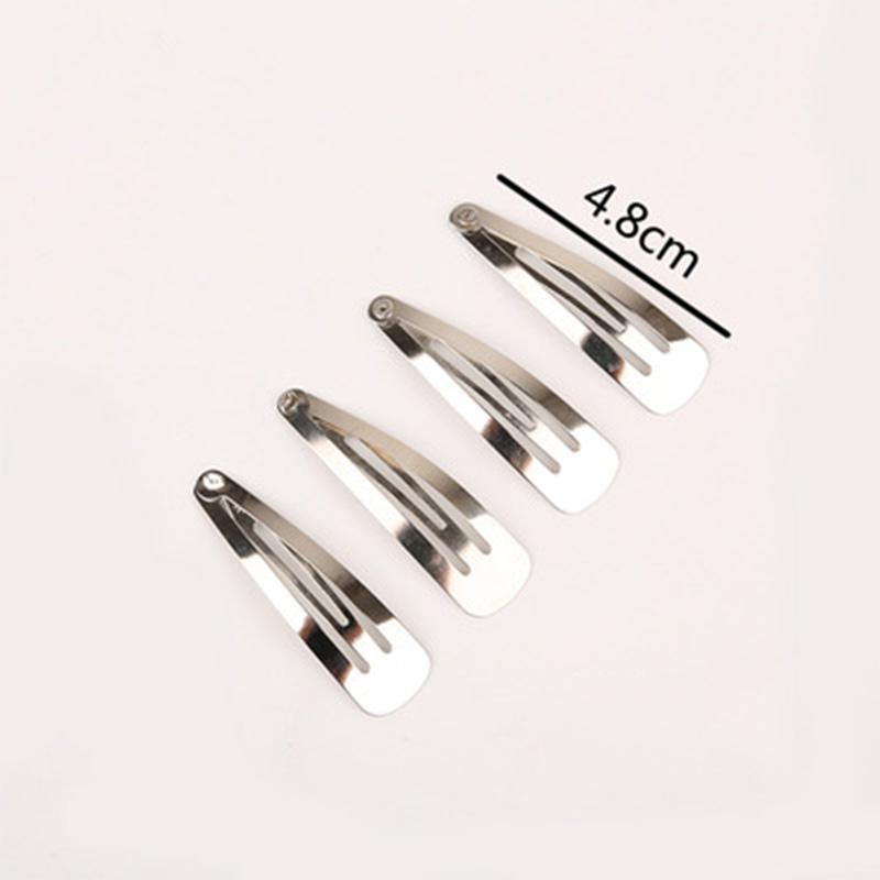 10PCS/Pack Women Black Rhodium Barrette Girl Gifts Hair Accessories DIY Hair Clips Kids Silver Adult