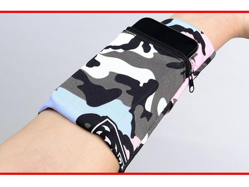 Universal Sports Arm Bag for Mobile Phones - Men's and Women's Outdoor Wrist Strap Sleeve.