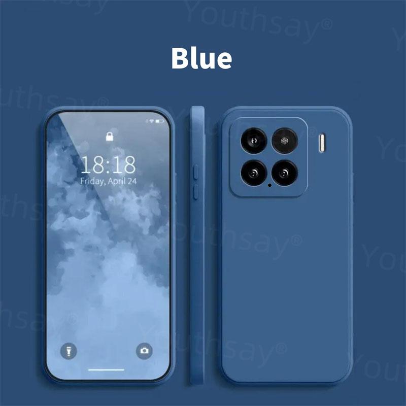 Жидкий силиконовый чехол для Xiaomi 15, чехол для Xiaomi 15 Pro, чехол, защитная камера, мягкий TPU, задний бампер для телефона Xiaomi 15