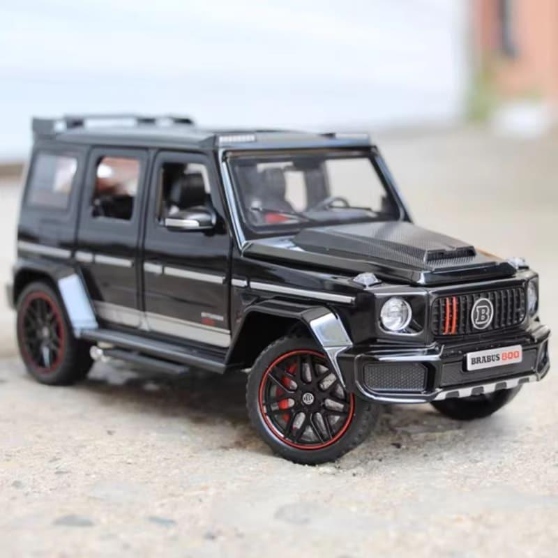 Новое Звездное Небо Топ 1:24 Mercedes-Benz Brabus G800 Высокоточная имитация литой металлической модели автомобиля со звуком и светом инерционная коллекционная игрушка в подарок мальчику