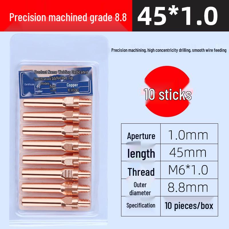 Panasonic Gas Shielded Copper Contact Tip for MIG Welding (0.8/1.0/1.2)