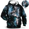 Винтажное мужское худи Tiger с 3D-принтом, модные топы с графикой животных, мужские футболки оверсайз в стиле стритвир с длинным рукавом