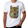 Eurasian Lynx Tshirt Antiperspiration Workout Top