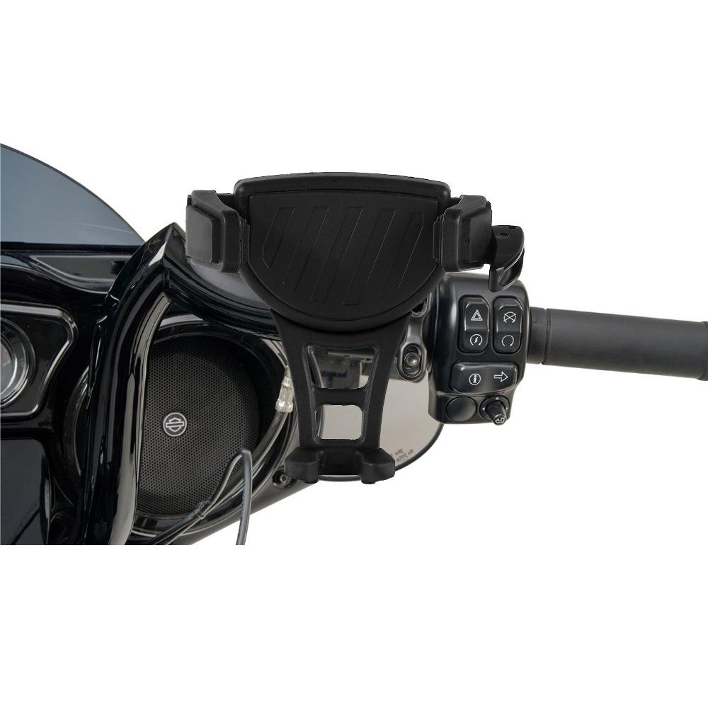 Держатель для телефона со смещенным креплением на руль Для Harley-Davidson BMW Kawasaki