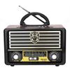 Wooden Retro Portable Bluetooth Speaker HiFi Stereo AM/FM Radio Receiver Player USB TF AUX MP3 Classic Style Sound Box Remote Control