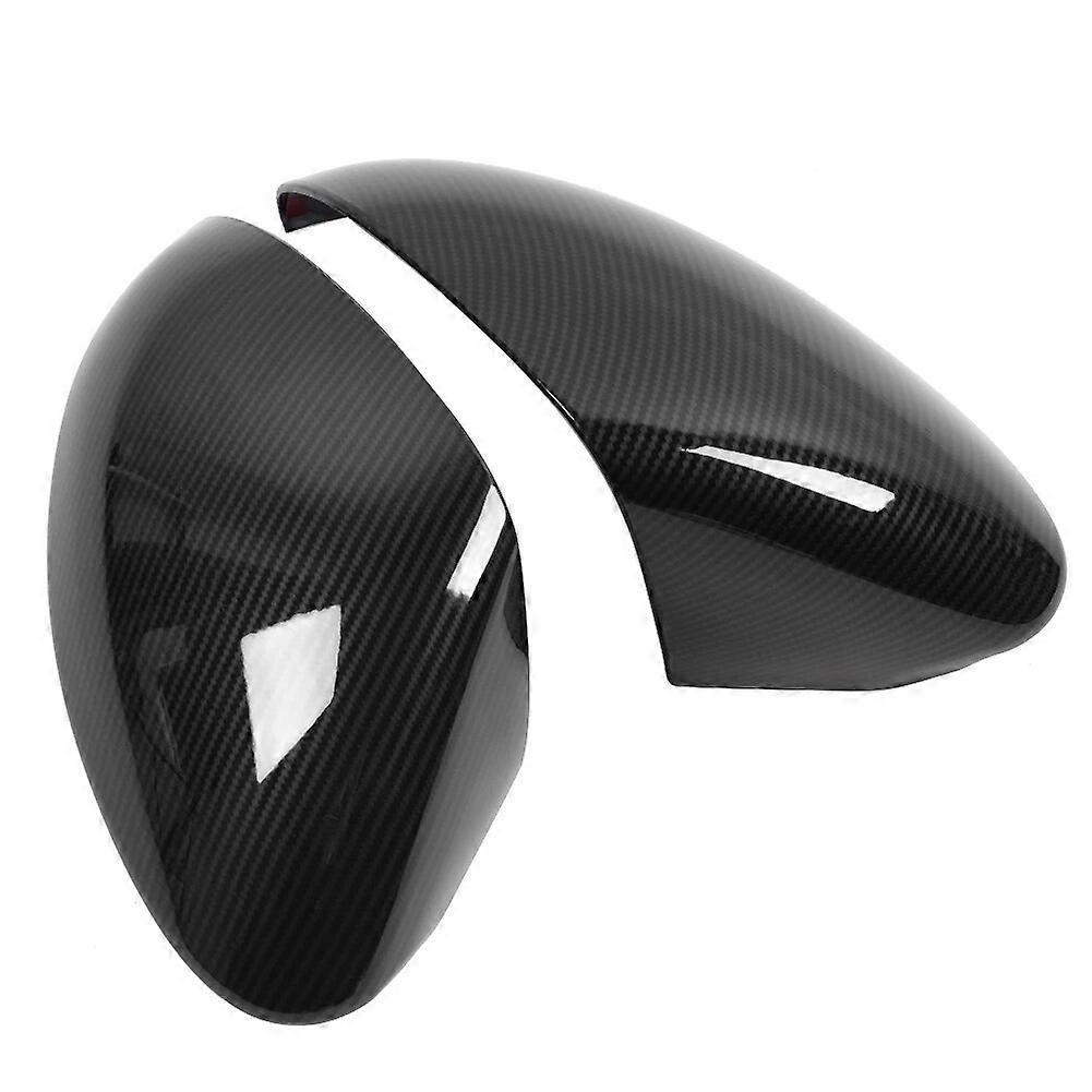 Car Side Rearview Mirror Housing Cap Carbon Fiber Style Fits for Alfa Romeo Stelvio 2017 2018 2019 2020Motor Vehicle Mirrors
