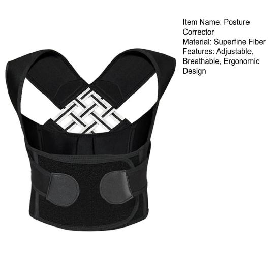 Posture Corrector Adjustable Breathable Men Women Students Back Support Shoulder Back Brace Anti-hunchback Correction Belt Strap