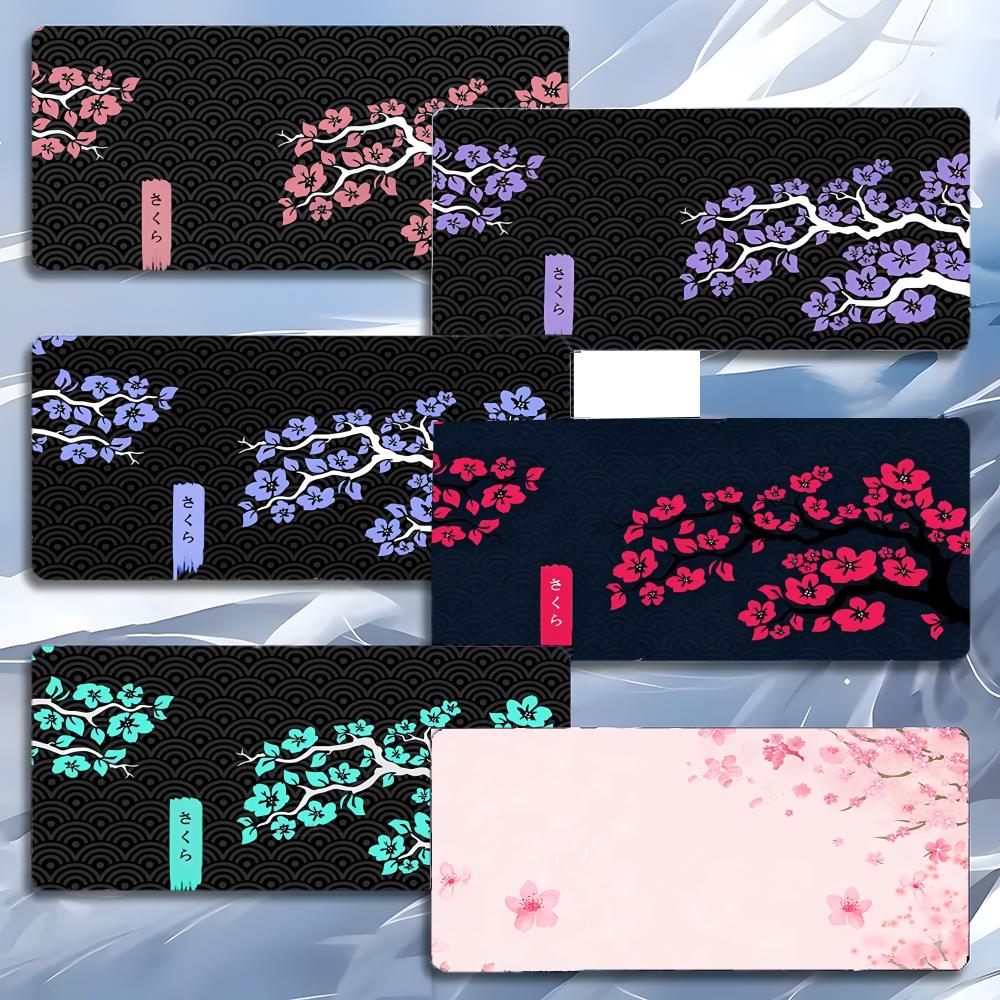 Flower Beautiful Sakura Mouse Pad Mousepad Large Gaming Lockedge Thickened Pc Table Desk Mat