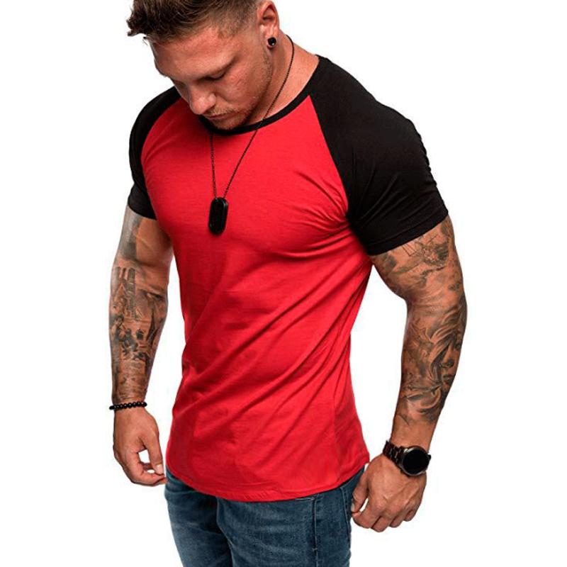 Мужская обтягивающая футболка с короткими рукавами для тренажерного зала, спортивные футболки, повседневные топы, новая короткая футболка без рукавов для фитнеса, бодибилдинга