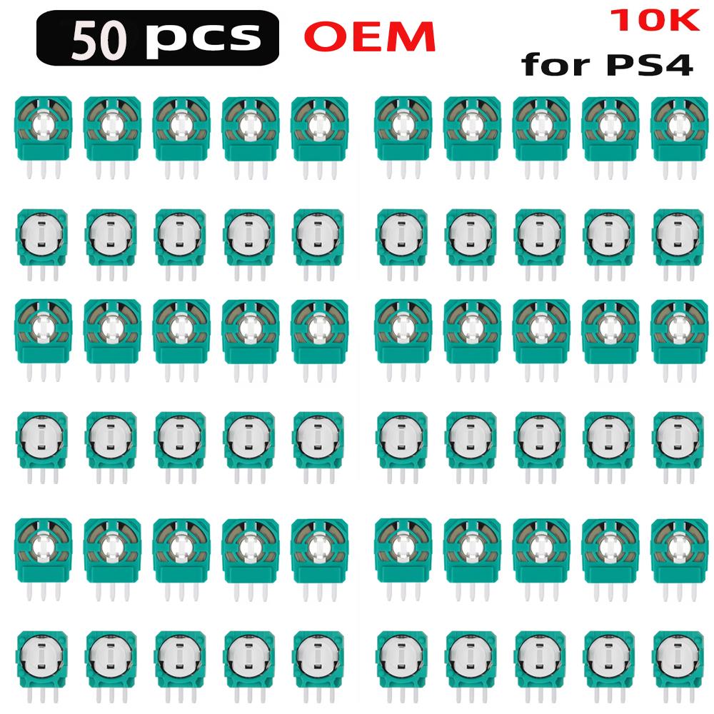 50Pcs/lot Original Oem for Ps5 Ps4 Game Controller 3D Analog Stick Sensor Part Micro Mini Switch Axis Potentiometer 2.3K 10K Ohm