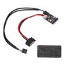 1 Male To 2 Male Port USB 2.0 Header 9PIN To Dual 9PIN Extension HUB with SATA Power Cable