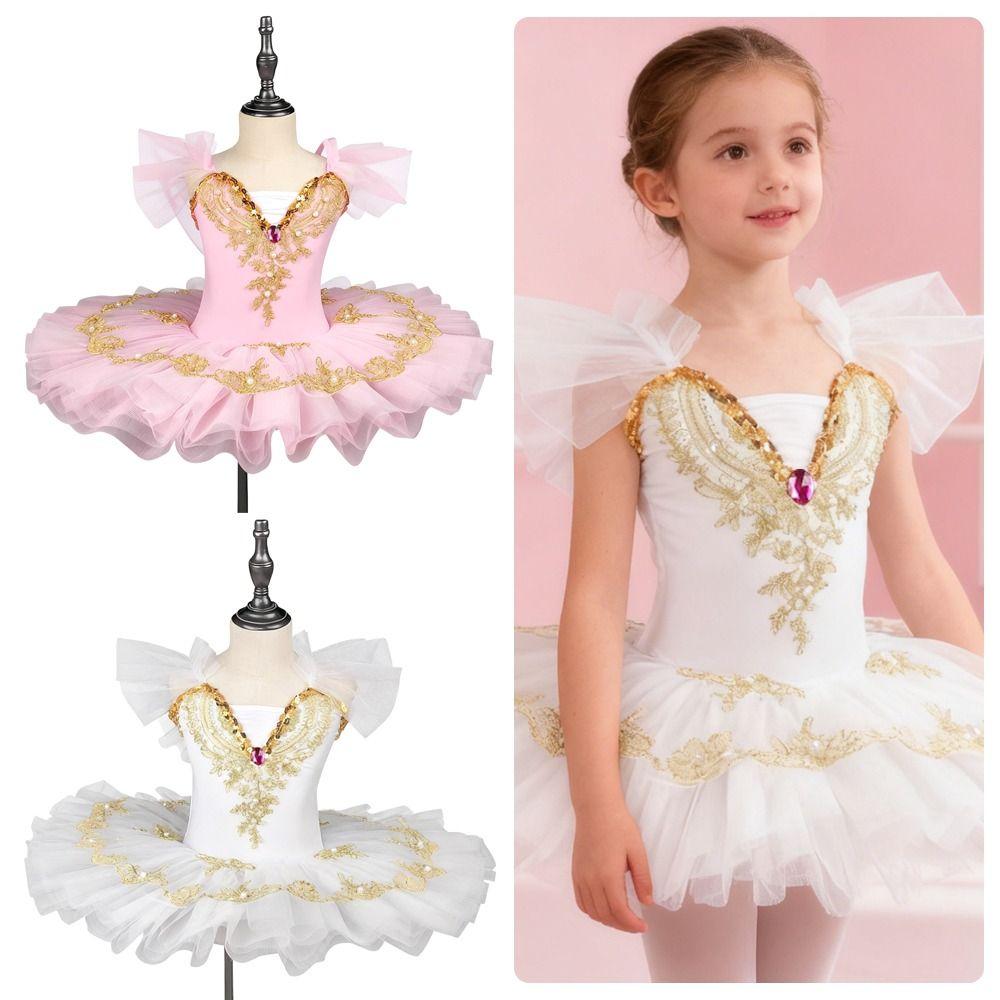 Современный балетный костюм пачка пышное платье принцессы модное детское балетное платье дети
