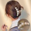 Fashion Large Pearl Hair Claw For Women Hair Accessories 2022 Trendy Makeup Hair Crab Barrettes Korean Hair Clips Girl Headwear