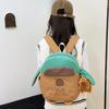 Cute Cartoon Backpack Capybara Design Large Capacity Childrens Backpack Bag School