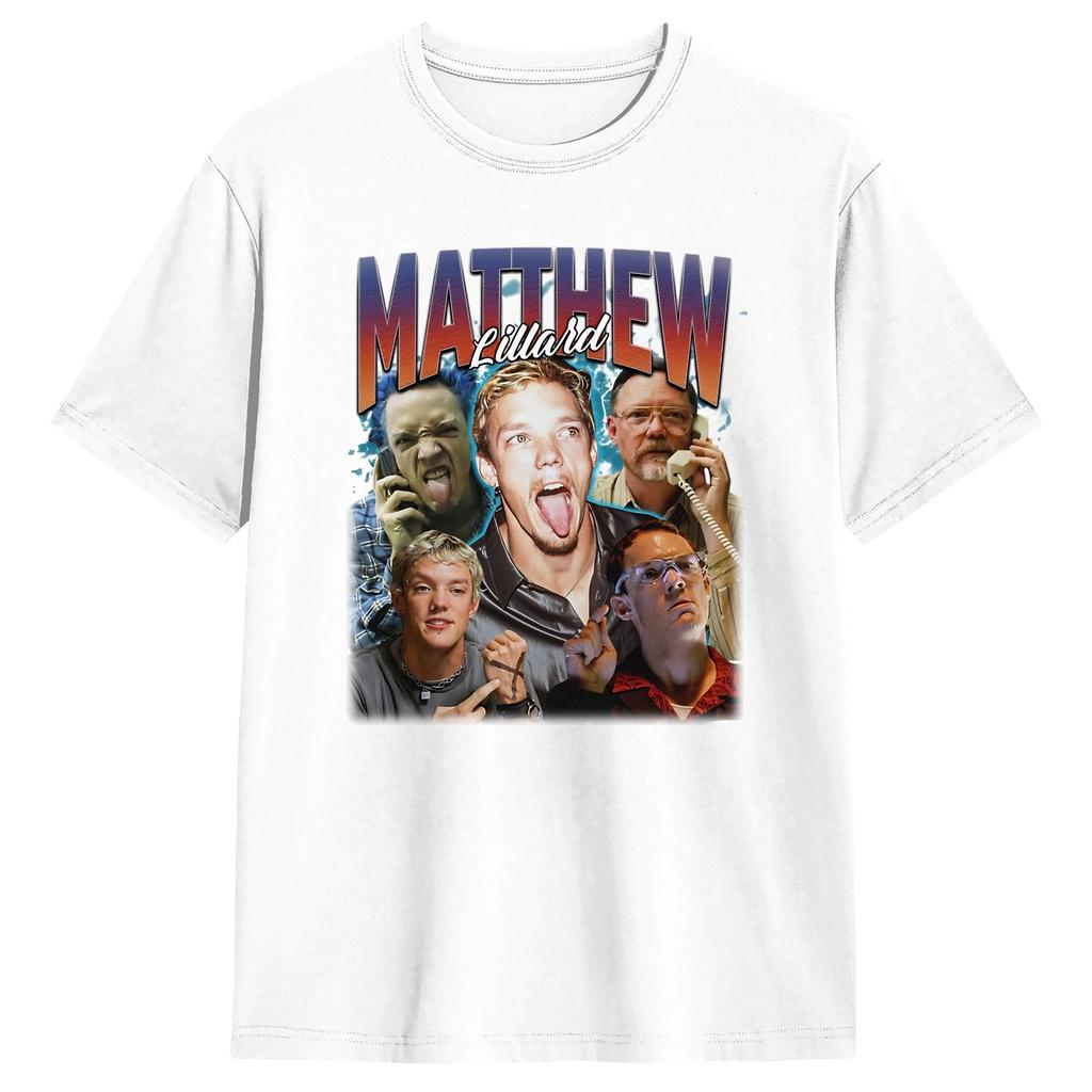 Oversized TShirt Summer Matthew Lillard Leisure TShirts Cotton Tee Shirt for Unisex YK Fun Short Sleeve Top Tees