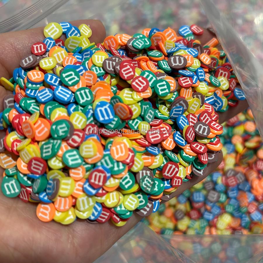 5mm Fruits Shape Christmas Halloween Sprinkles Polymer Clay Slices for Nail Slime Epoxy Resin Craft Diy