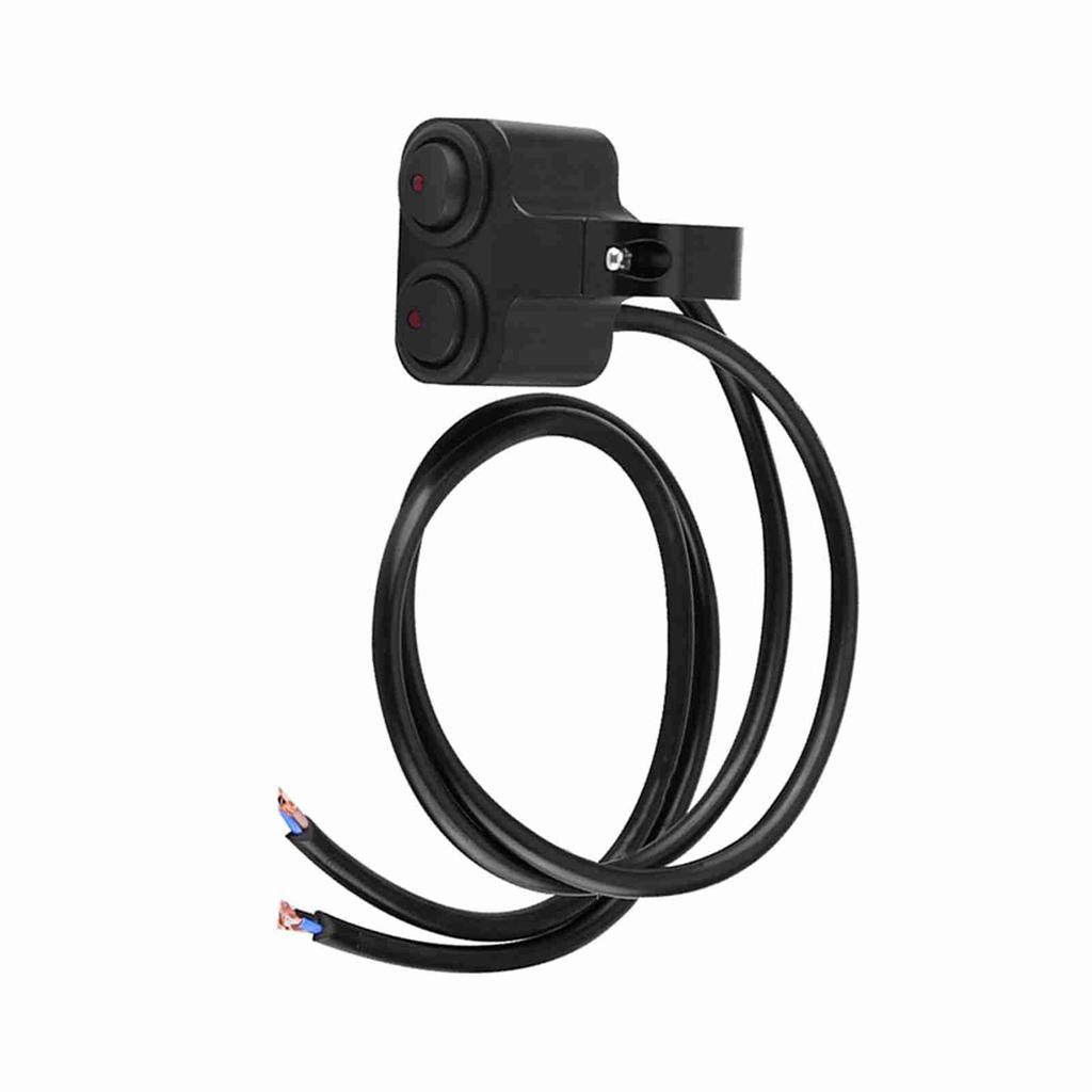 Мотоциклетный руль из алюминиевого сплава с ЧПУ, 1 дюйм, 25 мм, фара, двойной переключатель