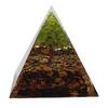 Дерево Жизни, Перидот и Кристалл Тигрового Глаза, Камень Защиты Дома Пирамидальный Кристалл,