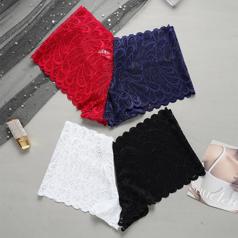 Женские кружевные трусики большого размера, женские сексуальные кружевные трусы-боксеры, женские трусы-боксеры