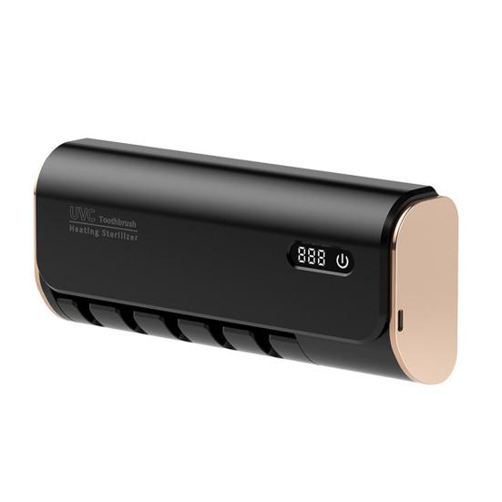 Держатель зубной щетки с двухдиапазонной УФ-стерилизацией, сенсорным управлением, цифровым дисплеем, перезаряжаемый самоклеящийся органайзер для зубных щеток