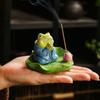 Ceramic Little Frog Incense Insertion Personalized Creative Thread Fragrance Holder Funny Handicraft Incense Burner Sandalwood