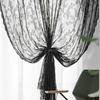 Lace Warpknitted Curtain Edging Crossborder Rod Pocket Sheer Countryside Outdoor Finished Curtains