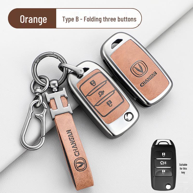 Changan Nuomi Corn Key Case: Lumin Square Candy Car Key Shell for Men & Women