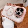 Camera Lens Protecter Glass Flip Bracket Magsafe Magnetic Stand Case For iPhone 17 16 15 11 12 13 14 Pro Max Funda Clear Cover