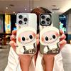 Labubu's Adorable Workwear Style" Fashion Case for iPhone 7 8 X 11 12 13 14 15 16 Series,for Samsung Series A12 A23 A54 S21 S22 S23 S24 S25...