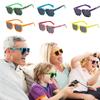 24pcs Pixel Grid Sunglasses for Kids Parties