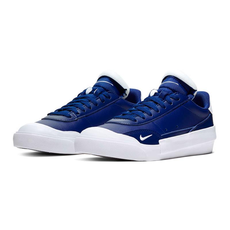 Nike Drop Type PRM Low top Kids' Skateboarding Shoes Blue White Teenagers Sneakers CQ4383-400