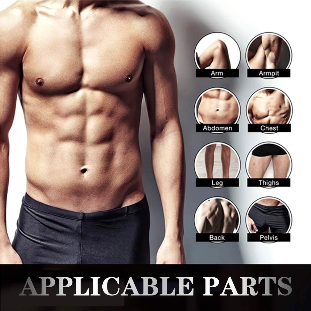 Восковая бумага для удаления волос, безболезненная восковая полоска для рук, подмышек, ног, постоянное торможение роста волос, мягкая, не раздражающая, мужская восковая полоска для депиляции