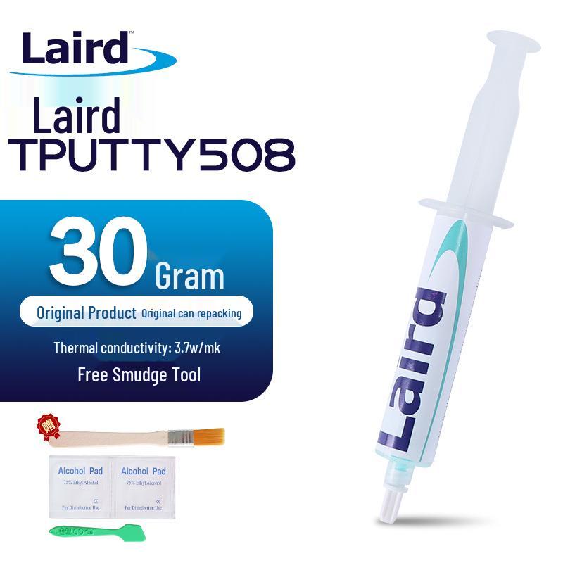 Laird TPUTTY508 Гель с высокой теплопроводностью для видеокарты и ноутбука - Зеленый силикон, 3,7 Вт