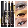 Two In One Monochrome Eye Shadow Executive Stick Popular Waterproof Long-lasting Hot. Selling Eyelashes Halo Dyed Pearlescent and Matte
