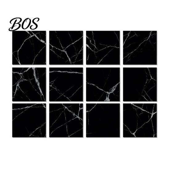Realistic Stone Texture Wall Stickers 12PCS Imitation Marble Pattern Stickers, Self-Adhesive Waterproof EVA Self Adhesive Tiles for Interior