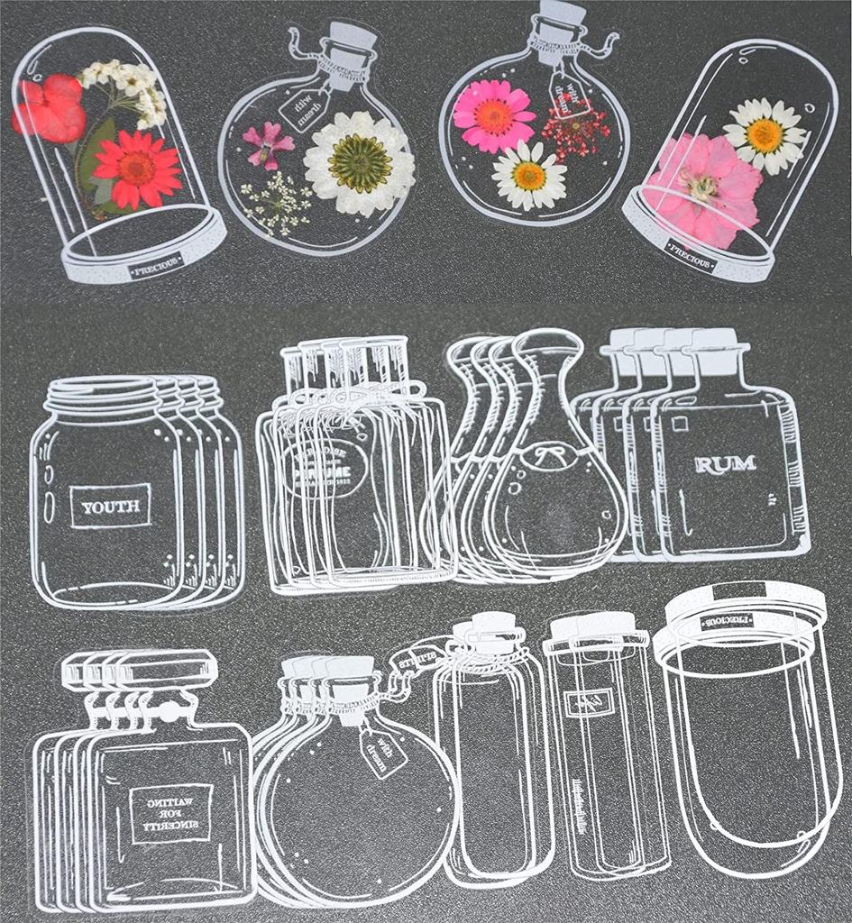 Закладка для страниц с цветами, прозрачные закладки для сухоцветов, закладка для прессованных цветов, закладки для гербария