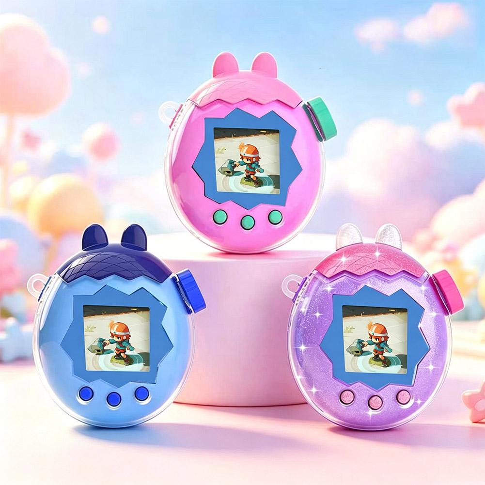 Новый милый чехол-блок из П К с ушками кролика для Tamagotchi Paradise Прозрачная защитная крышка Кавайный аксессуар Коллекционная Декоративная Игрушка Подарок