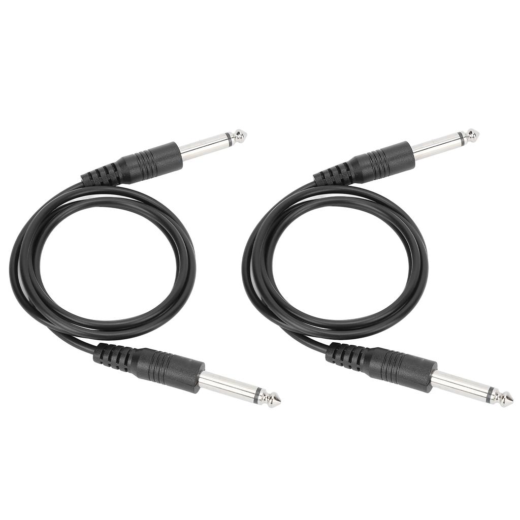 6,35 мм гитарный инструментальный кабель 14 дюймов прямой-прямой гитарный шнур для электрогитары бас