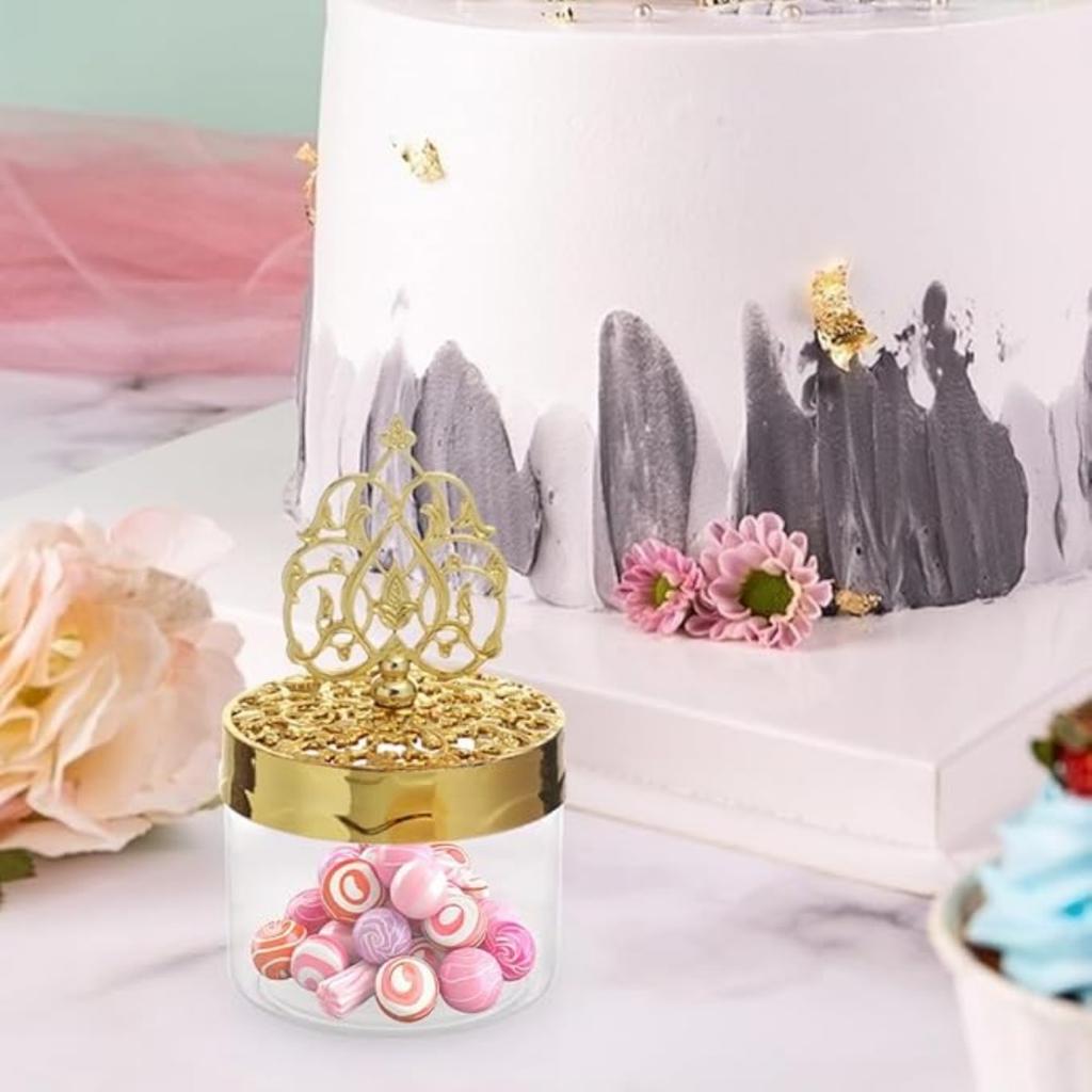Коробки для конфет с крышкой, контейнеры для конфет на Рамадан, Ид Мубарак, декор для исламской вечеринки, коробки для сладостей, коробки для свадебных подарков, контейнеры, банки для конфет для вечеринки, 12 шт.