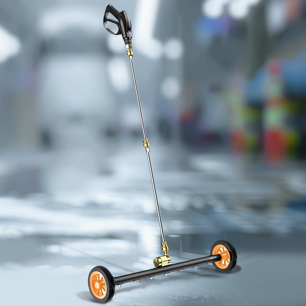 Мойка высокого давления 22 дюйма, быстроразъемное соединение 1/4, водяная щетка, мойка пола под шасси автомобиля, 4000 фунтов на кв. дюйм, мойка высокого давления для шасси автомобиля