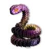 60Cm 3D Printed Snake Rotatable Joints Snake Figurines Creative Home Office Desktop Crafts Ornament  New Year Crafts Gift