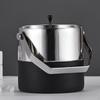 Double Wall Insulated Ice Bucket with Lid and Handle Multifunctional Wine Chiller for Home