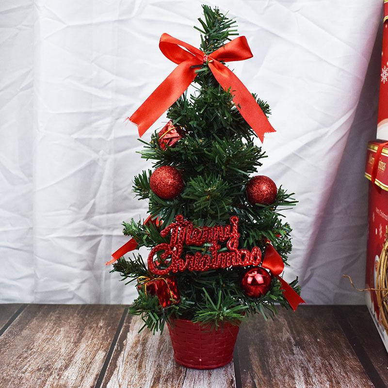 Мини-набор рождественской елки: Настольные украшения 20/30 см для окон и прилавков