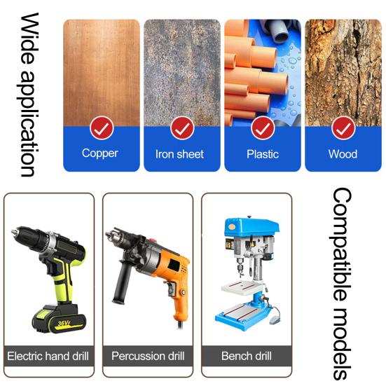 Спиральные сверла высокой твердости, 3 шт., острые спиральные шестиугольные сверла с шестигранной ручкой, сверло «Пагода», комбинированный набор для мастерской