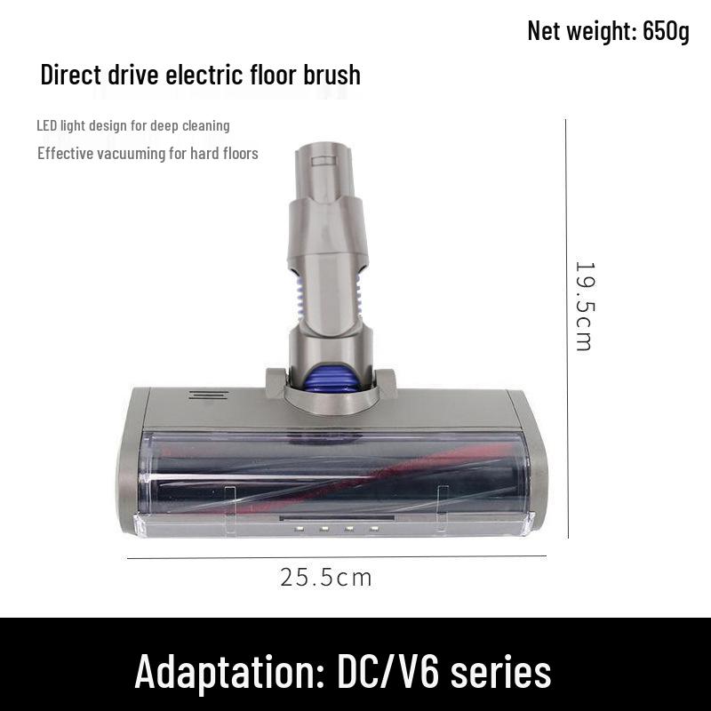 Совместимая электрическая всасывающая насадка для пола для пылесосов Dyson V6 V8 V10
