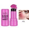 Jelly Blush Makeup Explosive Paste, Shimmer Natural 2-in-1 Blush Strip